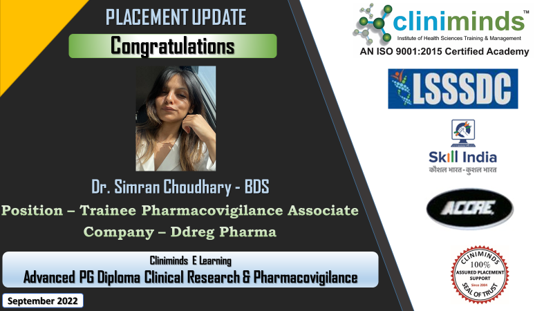 Cliniminds Drug Regulatory Affairs Placements